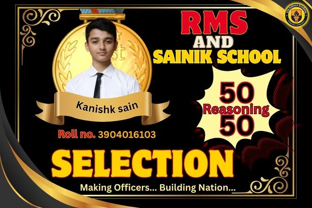 Future Defence Officer – Selected through Sainik School Entrance